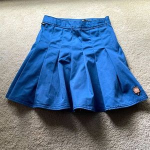 Cool Vans Blue Pleated Skirt, Size 24
